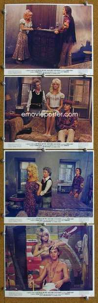 a222 BUTTERFLIES ARE FREE 4 8x10 mini movie lobby cards '72 Goldie Hawn