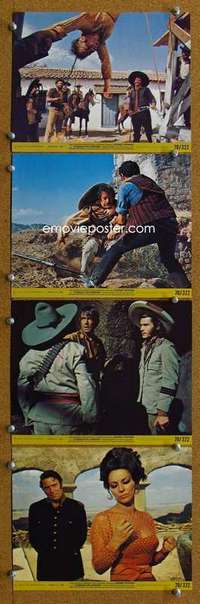 a228 CANNON FOR CORDOBA 4 8x10 mini movie lobby cards '70 George Peppard