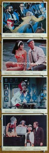 a231 CAPRICE 4 color 8x10 movie stills '67 Doris Day, Richard Harris