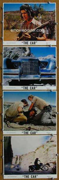 a233 CAR 4 8x10 mini movie lobby cards '77 Brolin, possessed car