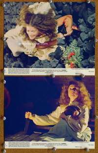 a671 CARRIE 2 color 8x10 movie stills '76 Sissy Spacek, Stephen King