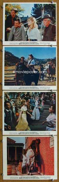 a237 CAT BALLOU 4 8x10 mini movie lobby cards '65 Jane Fonda, Marvin