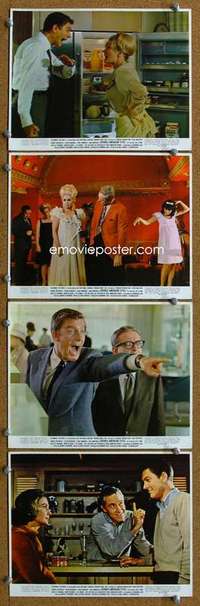 a247 DIVORCE AMERICAN STYLE 4 color 8x10 movie stills '67 Van Dyke