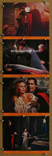 a259 DRACULA HAS RISEN FROM THE GRAVE 4 8x10 mini movie lobby cards '69