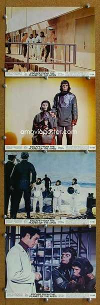 a267 ESCAPE FROM THE PLANET OF THE APES 4 color 8x10 movie stills '71