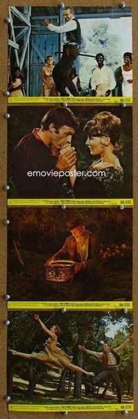 a274 FINIAN'S RAINBOW 4 8x10 mini movie lobby cards '68 Fred Astaire