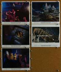 a145 FIRST MEN IN THE MOON 5 8x10 mini movie lobby cards '64