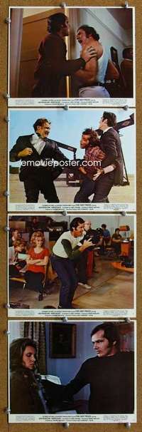 a278 FIVE EASY PIECES 4 8x10 mini movie lobby cards '70 Jack Nicholson