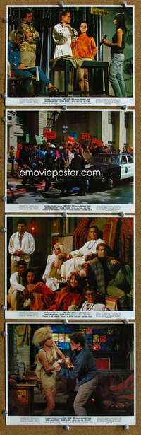 a360 LOVE-INS 4 color 8x10 movie stills '67 hippies, sex & drugs!