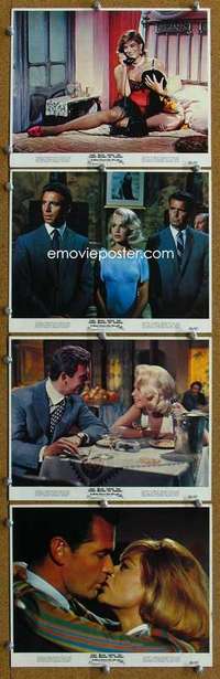 a370 MAN COULD GET KILLED 4 color 8x10 movie stills '66 Mercouri