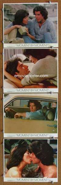 a386 MOMENT BY MOMENT 4 color 8x10 movie stills '78 Tomlin, Travolta
