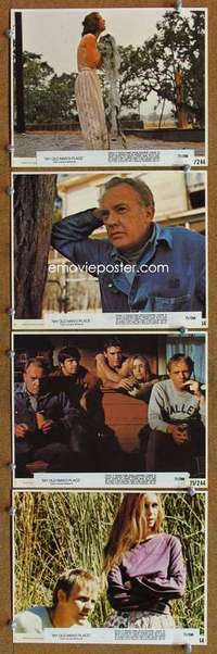 a395 MY OLD MAN'S PLACE 4 color 8x10 movie stills '71 Moriarty