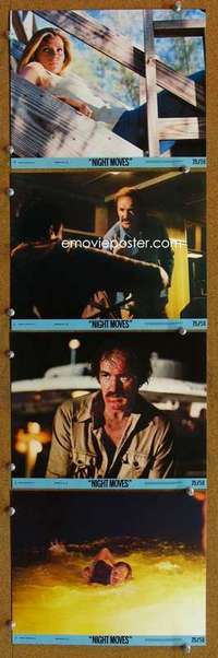 a399 NIGHT MOVES 4 8x10 mini movie lobby cards '75 Gene Hackman