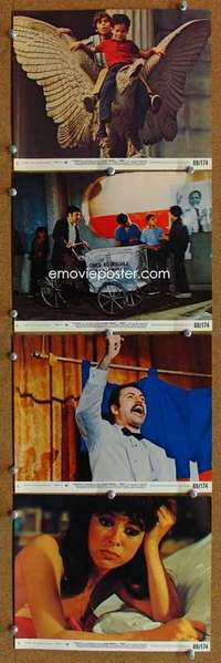 a412 POPI 4 8x10 mini movie lobby cards '69 Alan Arkin, Rita Moreno