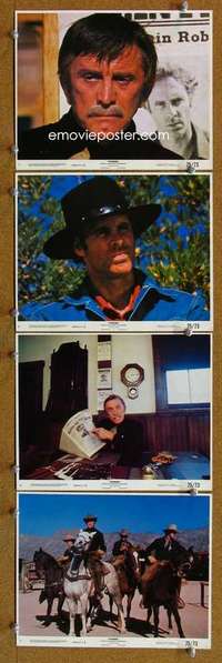 a414 POSSE 4 8x10 mini movie lobby cards '75 Kirk Douglas, Dern