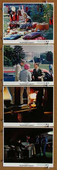 a415 PRESIDENT'S ANALYST 4 color 8x10 movie stills '68 James Coburn!