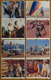 a095 SCALAWAG 8 8x10 mini movie lobby cards '73 Kirk Douglas