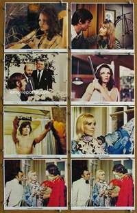 a105 TALES THAT WITNESS MADNESS 8 8x10 mini movie lobby cards '73
