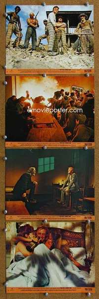 a457 THERE WAS A CROOKED MAN 4 8x10 mini movie lobby cards '70