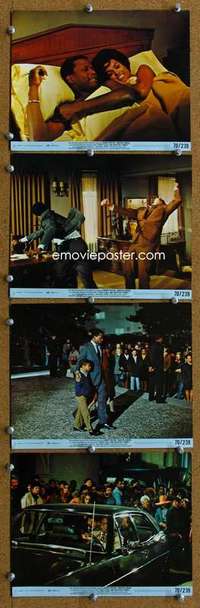 a459 THEY CALL ME MISTER TIBBS 4 8x10 mini movie lobby cards '70 Sidney Poitier