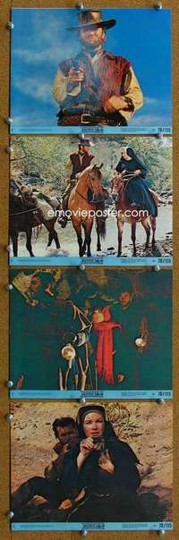 a494 TWO MULES FOR SISTER SARA 4 8x10 mini movie lobby cards '70