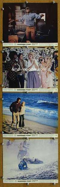 a506 VANISHING POINT 4 color 8x10 movie stills '71 cult classic!