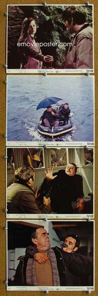 a528 WHEN EIGHT BELLS TOLL 4 8x10 mini movie lobby cards '71