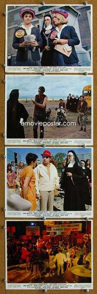 a530 WHERE ANGELS GO TROUBLE FOLLOWS 4 color 8x10 movie stills '68