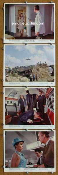 a534 WHERE THE SPIES ARE 4 8x10 mini movie lobby cards '66 Niven