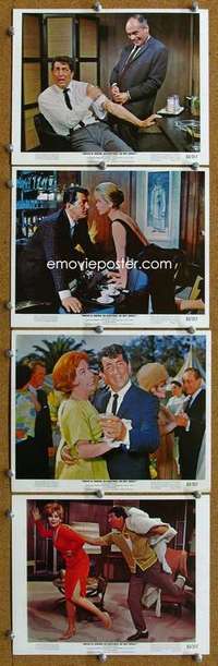a023 WHO'S BEEN SLEEPING IN MY BED 12 color 8x10 movie stills '63
