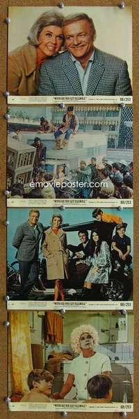a553 WITH SIX YOU GET EGGROLL 4 8x10 mini movie lobby cards '68