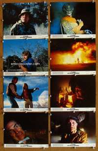 a123 WITHOUT WARNING 8 color 8x10 movie stills '80 wild image!