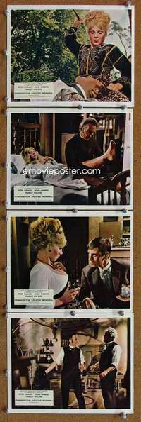 a285 FRANKENSTEIN CREATED WOMAN 4 English Front of House movie lobby cards '67