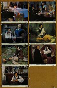 a131 HORROR OF FRANKENSTEIN 7 English Front of House movie lobby cards '71 Hammer