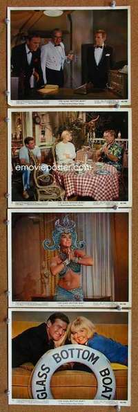 a299 GLASS BOTTOM BOAT 4 Eng/US color 8x10 movie stills '66 Doris Day
