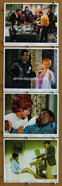 a101 SPLIT 8 Eng/US color 8x10 movie stills '68 Jim Brown