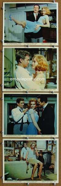 a103 SUNDAY IN NEW YORK 8 Eng/US color 8x10 movie stills '64 Fonda