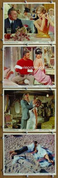 a031 2 WEEKS IN ANOTHER TOWN 8 Eng/US color 8x10 movie stills '62