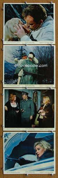 a532 WHERE EAGLES DARE 4 Eng/US color 8x10 movie stills '68 Eastwood