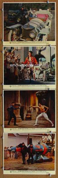 a310 GREAT RACE 4 Eng/US color 8x10 movie stills '65 Curtis, Lemmon