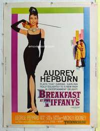 c041 BREAKFAST AT TIFFANY'S Thirty by Forty movie poster '61 incredibly rare!