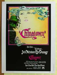 c042 CHINATOWN Thirty by Forty movie poster '74 Jack Nicholson, Roman Polanski
