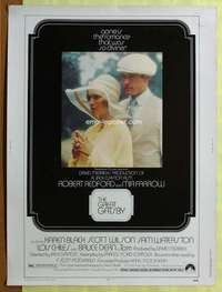 c046 GREAT GATSBY Thirty by Forty movie poster '74 Robert Redford, Mia Farrow