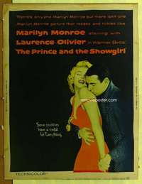 c055 PRINCE & THE SHOWGIRL Thirty by Forty movie poster '57 Marilyn Monroe