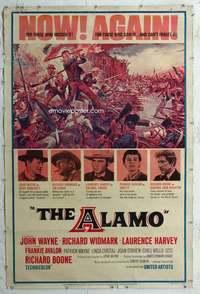 c139 ALAMO Forty by Sixty movie poster R67 John Wayne, Reynold Brown art!