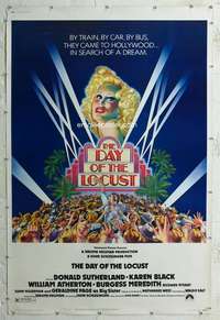 c143 DAY OF THE LOCUST Forty by Sixty movie poster '75 Schlesinger, Byrd art