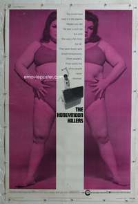 c148 HONEYMOON KILLERS Forty by Sixty movie poster '70 Shirley Stoler, Bianco