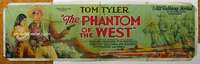 c105 PHANTOM OF THE WEST canvas movie banner '31 Tom Tyler