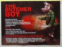 c173 BUTCHER BOY DS British quad movie poster '97 Irish black comedy!