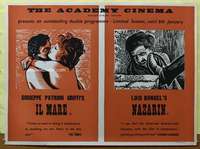 c193 IL MARE/NAZARIN British quad movie poster 60s Bunuel, Griffi